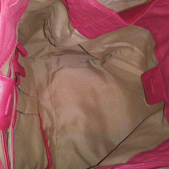 Ann Taylor smooth soft leather tote bag Pink - Picture 6 of 15